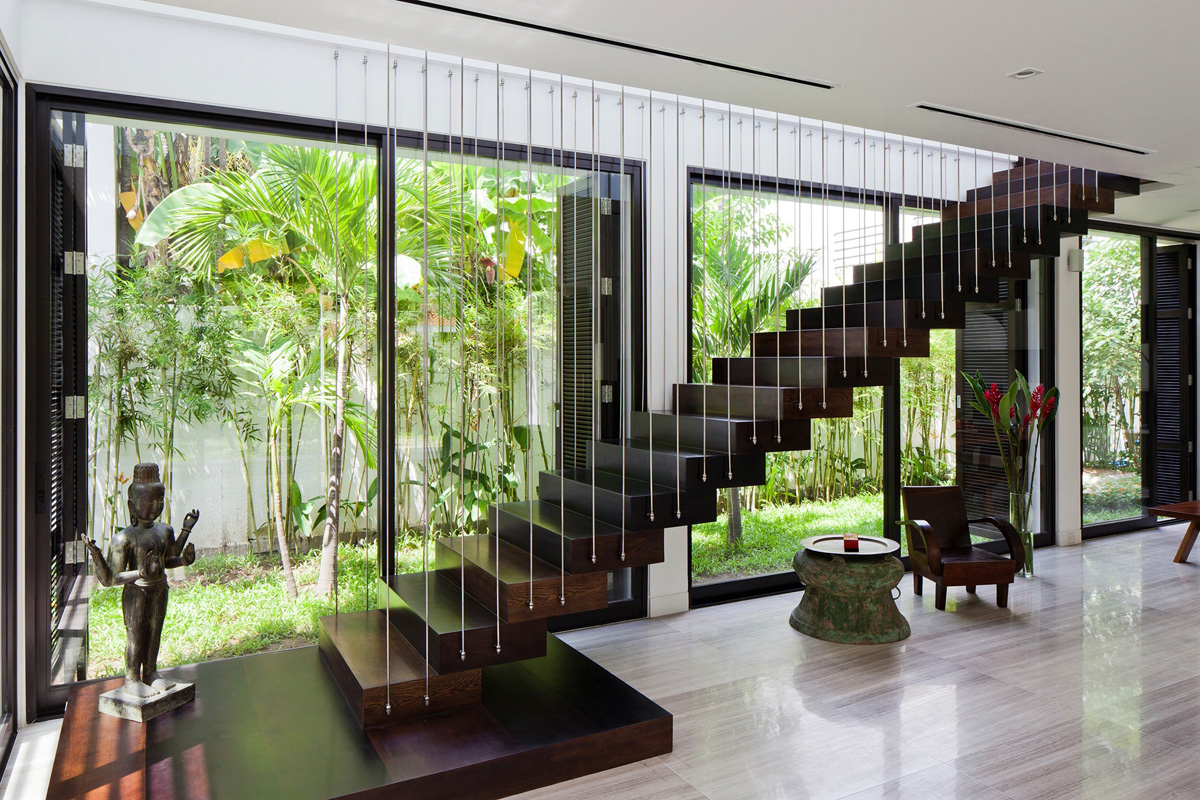 An Elegant Contemporary House with Clean Lines and Open Spaces in Thao Dien by MM ++ Architects (16)