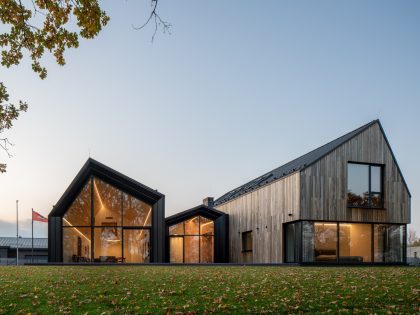 An Elegant Countryside Home for a Large Beautiful Family in Kaunas, Lithuania by ARCHISPEKTRAS (1)