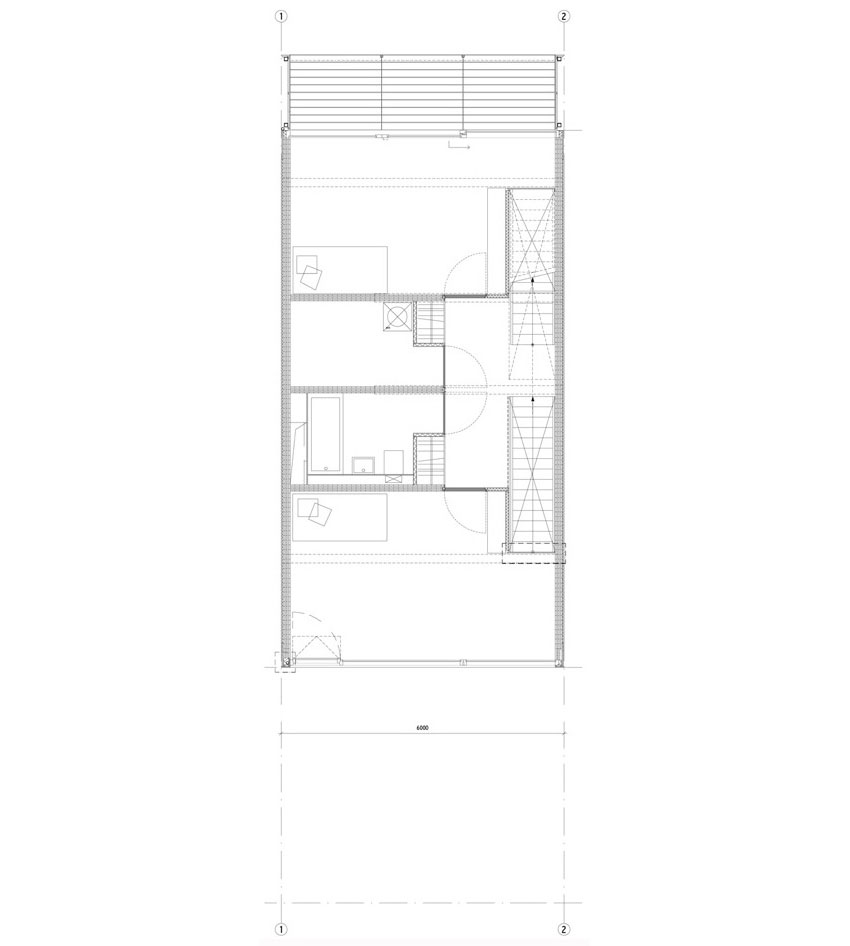 An Elegant Home with Wide Windows and Steel-Framed Balconies in Amsterdam by MEESVISSER (14)