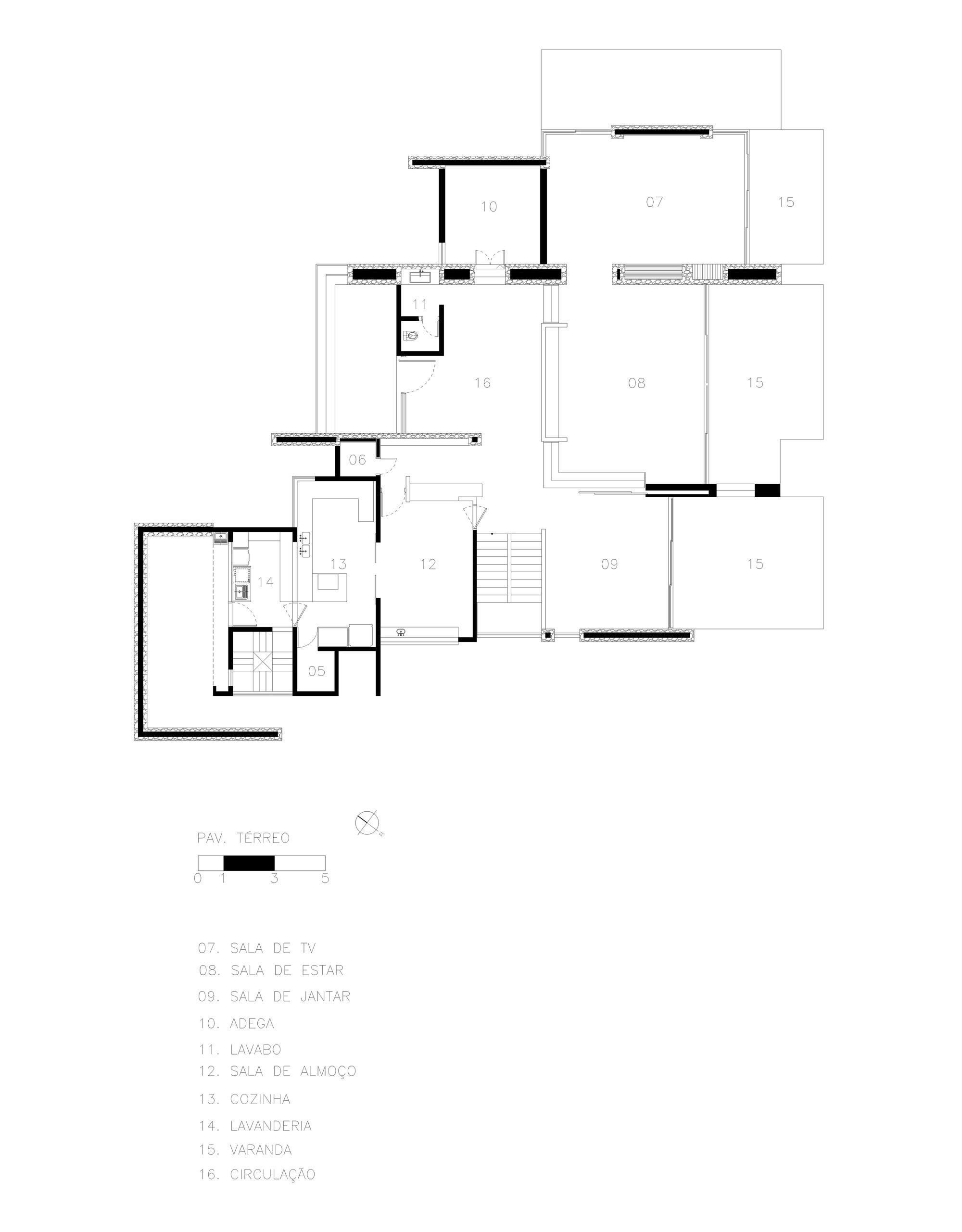 An Elegant House with Swimming Pool Surrounded by Dense Vegetation in São Paulo by Vasco Lopes Arquitetura (21)
