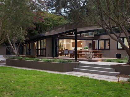 An Elegant Mid-Century Modern House for a Family of Five in Lafayette, California by Klopf Architecture (1)