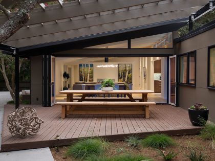 An Elegant Mid-Century Modern House for a Family of Five in Lafayette, California by Klopf Architecture (3)