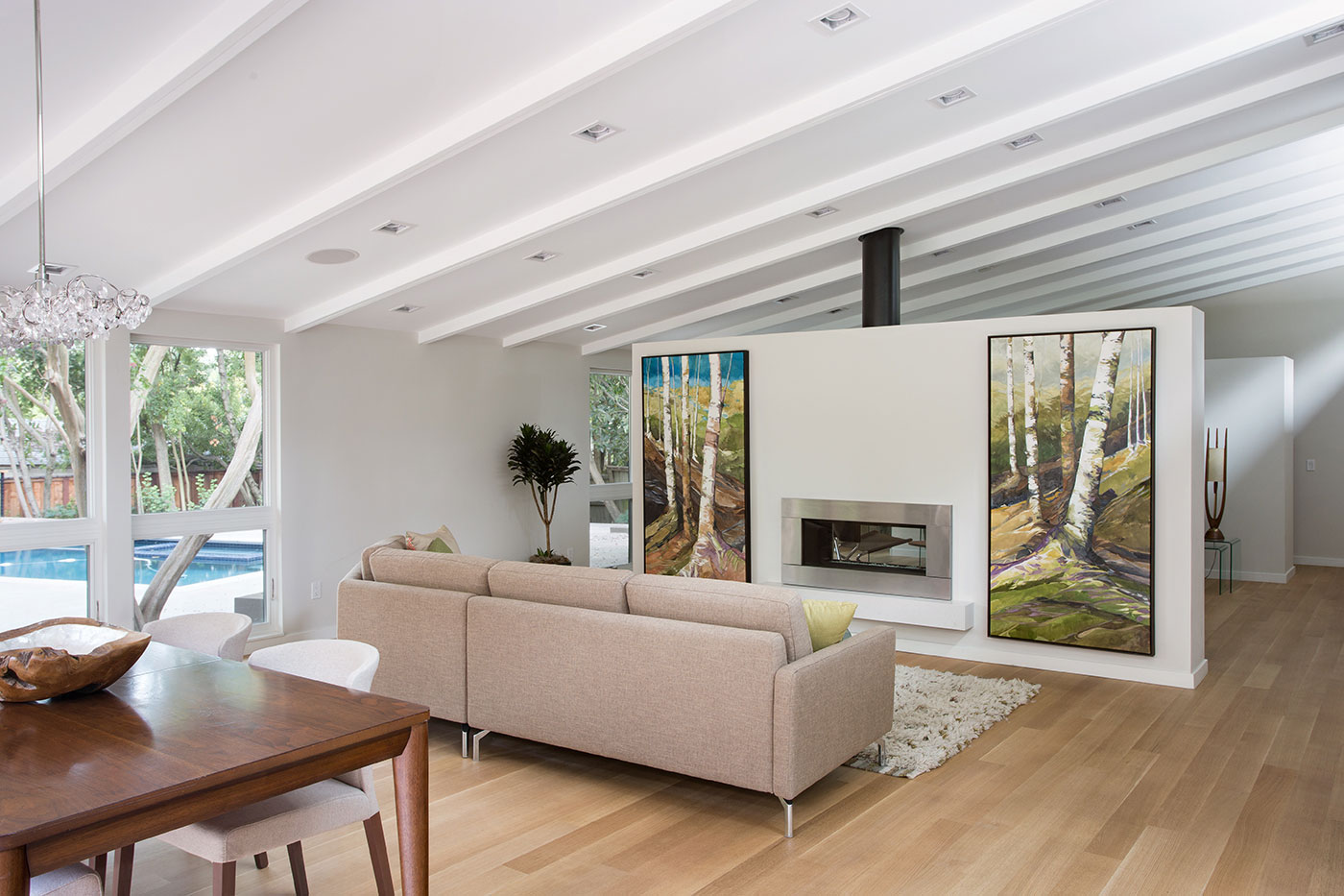 An Elegant Mid-Century Modern House for a Family of Five in Lafayette, California by Klopf Architecture (5)