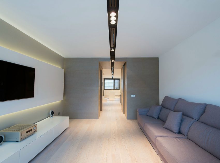 An Elegant Minimalist Home with Beautiful Interiors in Barcelona by ph5 design (1)