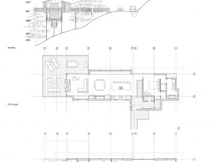 An Elegant Modern Ski Chalet Surrounded by the Forest of Lac Archambault by Robitaille Curtis (15)