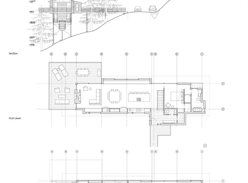 An Elegant Modern Ski Chalet Surrounded by the Forest of Lac Archambault by Robitaille Curtis (15)