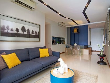 An Elegant Monochromatic Apartment with Light and Airy Interiors in Parc Vera Condo, Singapore by KNQ Associates (1)