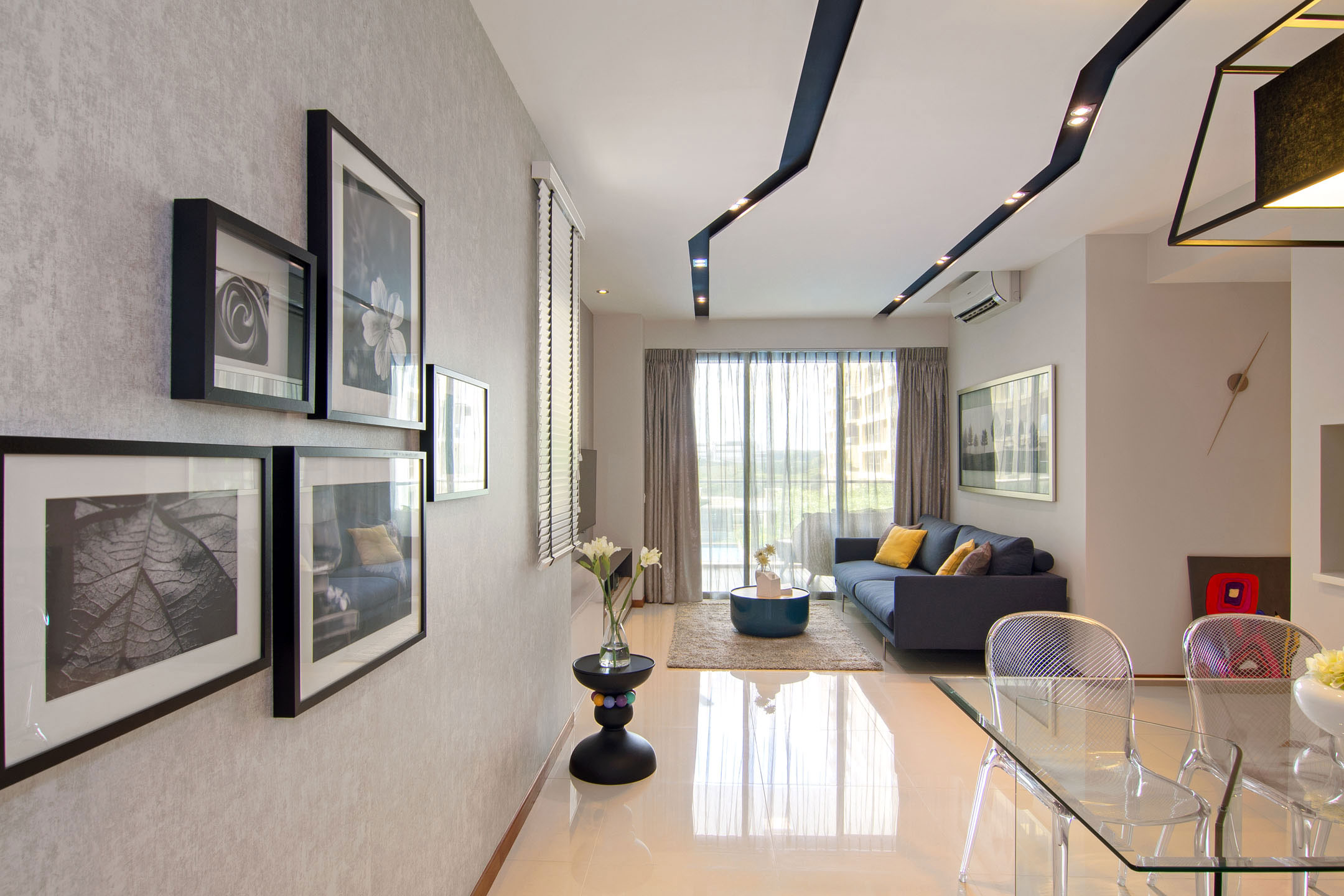 An Elegant Monochromatic Apartment with Light and Airy Interiors in Parc Vera Condo, Singapore by KNQ Associates (2)