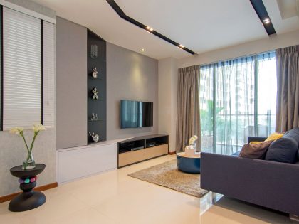 An Elegant Monochromatic Apartment with Light and Airy Interiors in Parc Vera Condo, Singapore by KNQ Associates (4)