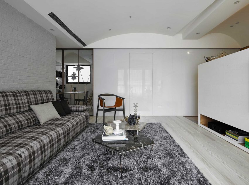 An Elegant and Fascinating Contemporary Home for a Three-Person in New Taipei City by KC Design Studio (1)