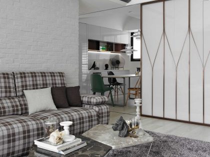 An Elegant and Fascinating Contemporary Home for a Three-Person in New Taipei City by KC Design Studio (2)