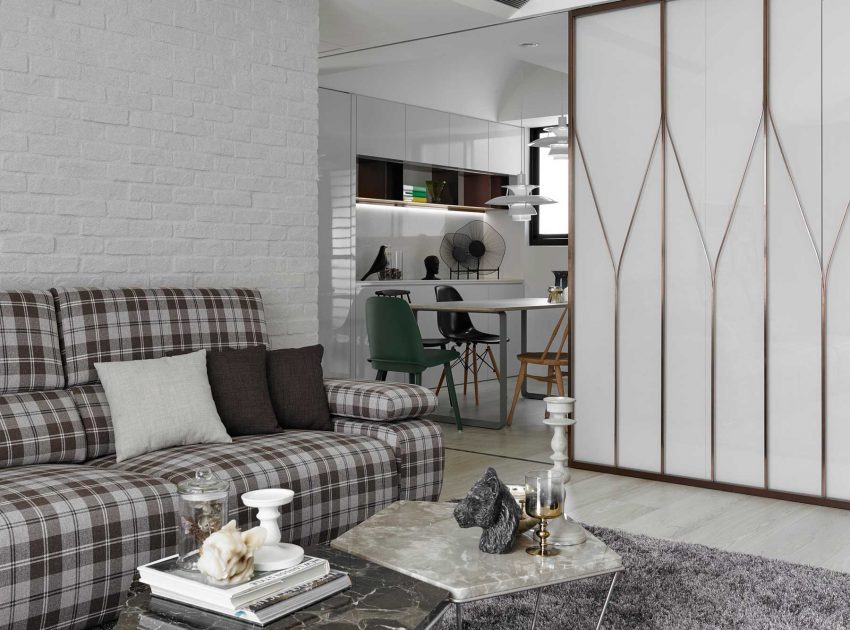 An Elegant and Fascinating Contemporary Home for a Three-Person in New Taipei City by KC Design Studio (2)