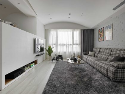 An Elegant and Fascinating Contemporary Home for a Three-Person in New Taipei City by KC Design Studio (3)