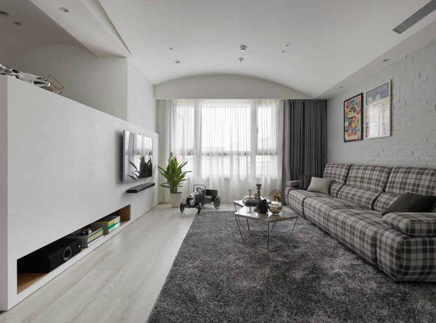 An Elegant and Fascinating Contemporary Home for a Three-Person in New Taipei City by KC Design Studio (3)