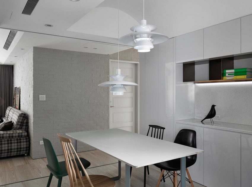 An Elegant and Fascinating Contemporary Home for a Three-Person in New Taipei City by KC Design Studio (6)