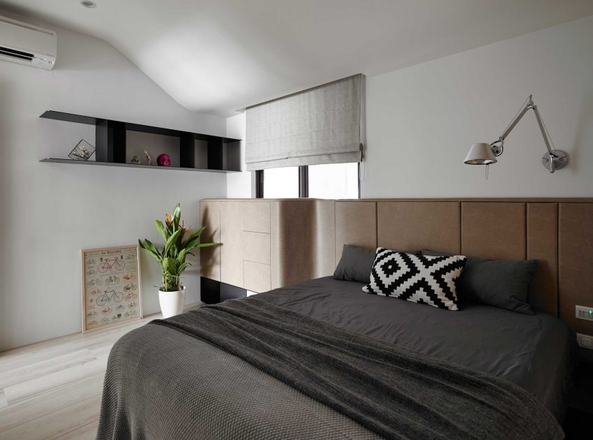 An Elegant and Fascinating Contemporary Home for a Three-Person in New Taipei City by KC Design Studio (9)