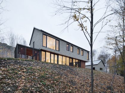 An Elegant and Luminous Contemporary Home in Quebec City