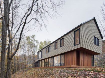 An Elegant and Luminous Contemporary Home in Quebec City by Lechasseur architectes (5)