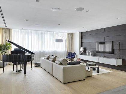 An Elegant and Sophisticated Modern Home for a Pianist in Moscow by Alexandra Fedorova (1)