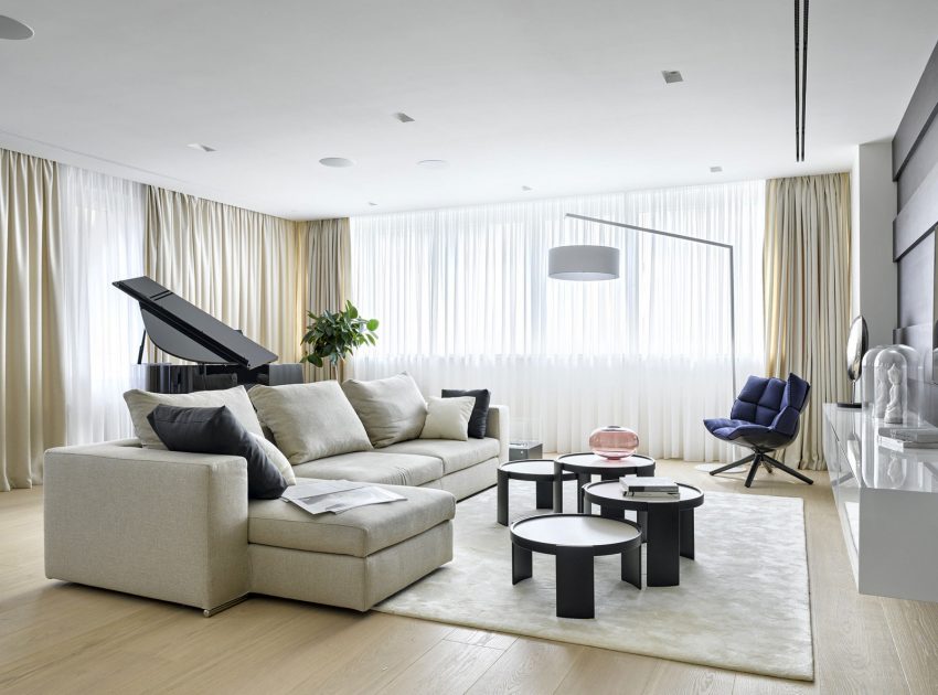 An Elegant and Sophisticated Modern Home for a Pianist in Moscow by Alexandra Fedorova (4)