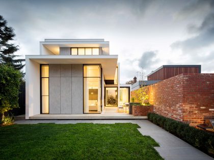 An Elegant and Striking Contemporary Family Home in Melbourne by Mitsouri Architects (13)