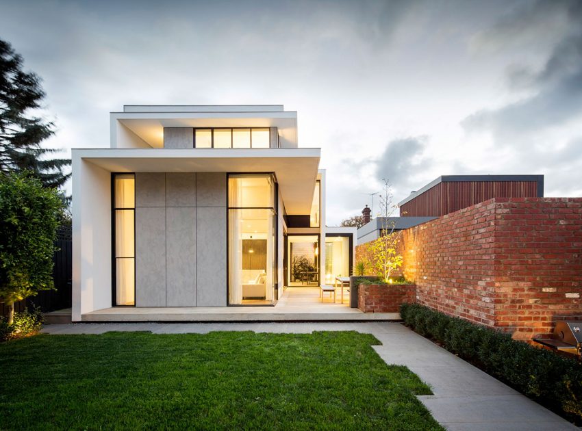 An Elegant and Striking Contemporary Family Home in Melbourne by Mitsouri Architects (13)