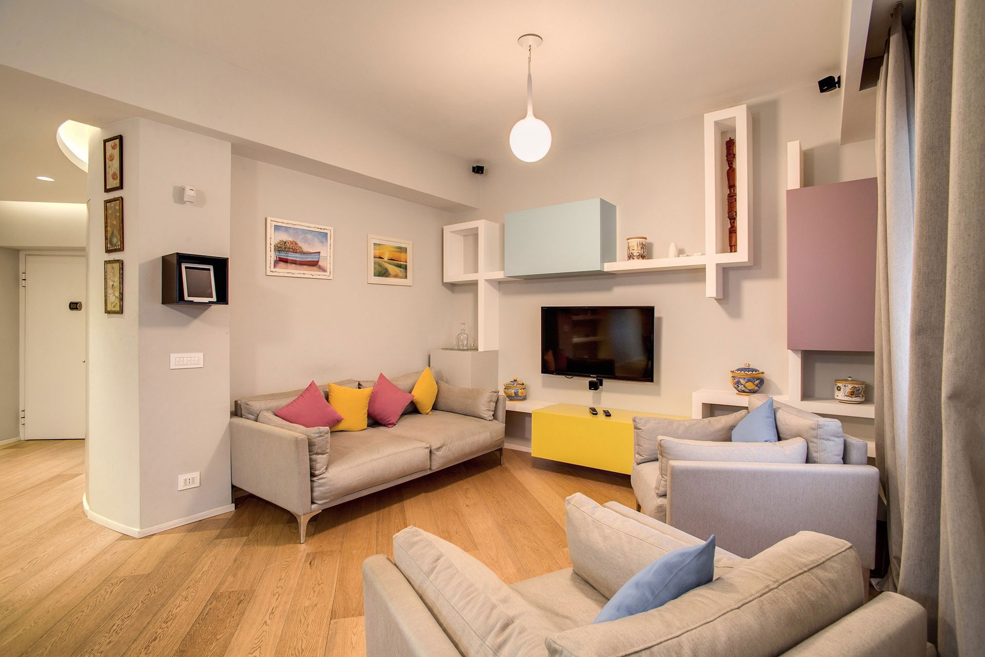 An Elegant and Trendy Contemporary Apartment in Rome by MOB ARCHITECTS (1)