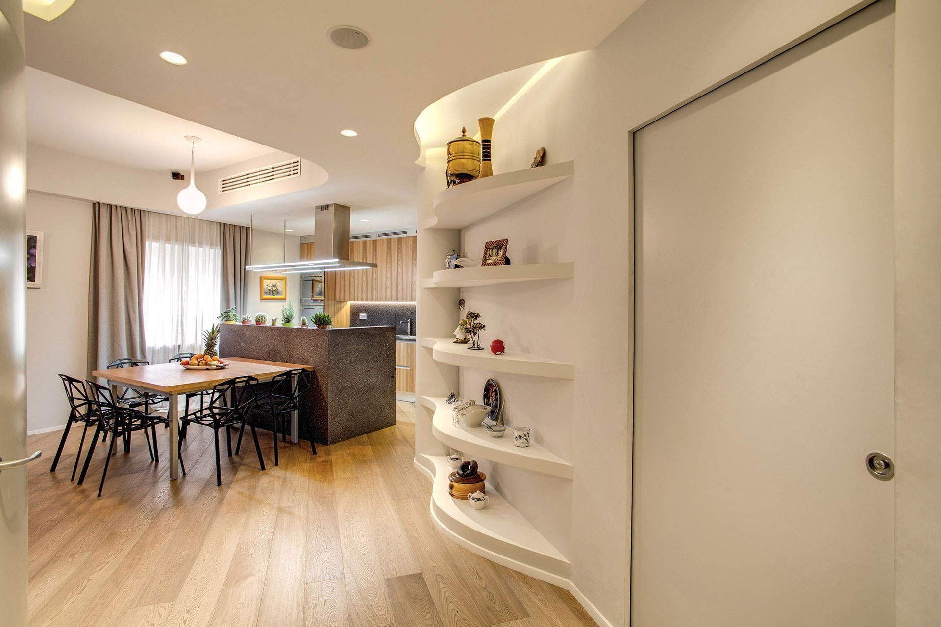 An Elegant and Trendy Contemporary Apartment in Rome by MOB ARCHITECTS (10)