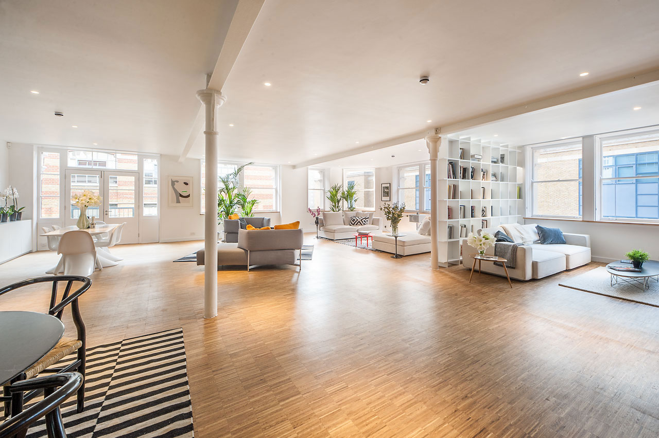 An Industrial Warehouse Converted into a Spacious Contemporary Penthouse in London by SIRS (2)