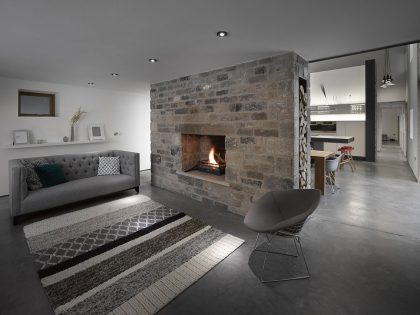 An Old Barn Converted into a Unique Modern Home with Rustic Elements in Hoylandswaine by Snook Architects (2)