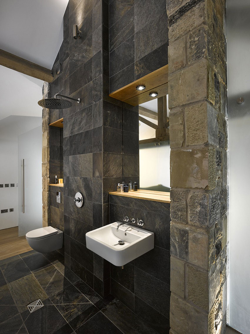 An Old Barn Converted into a Unique Modern Home with Rustic Elements in Hoylandswaine by Snook Architects (9)