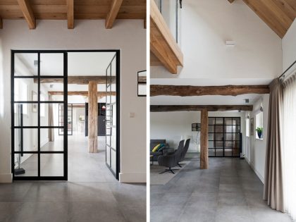 An Old House Transformed into an Elegant Contemporary Home in The Netherlands by Doret Schulkes Interieurarchitecten (4)