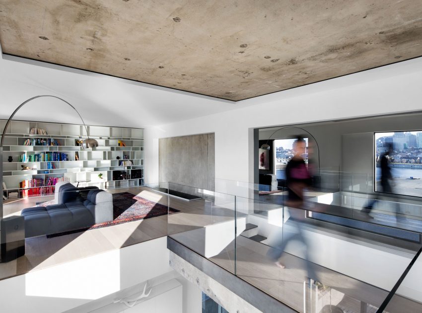 An Urban Contemporary Home with Elegant and Industrial Twist in Montreal, Canada by Studio Practice (1)