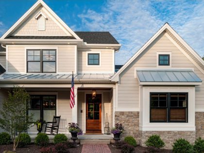 A Beautiful Contemporary Home Showcases Warm and Inviting Style in Pennsylvania by Farinelli Construction (2)