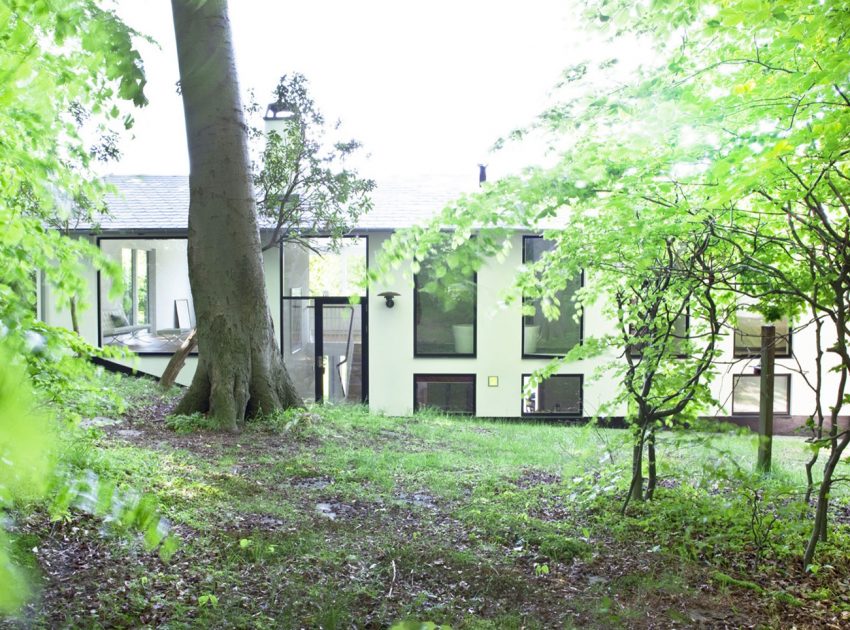 A Beautiful Contemporary Home on a Sloping Forest Lot in Copenhagen, Denmark by NORM Architects (1)