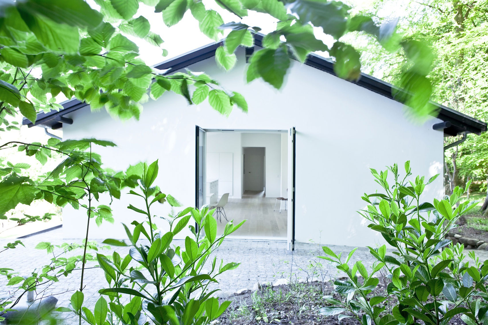 A Beautiful Contemporary Home on a Sloping Forest Lot in Copenhagen, Denmark by NORM Architects (8)