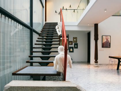 A Beautiful Contemporary House with Simplicity and Elegance in Bangalore, India by Abin Design Studio (16)