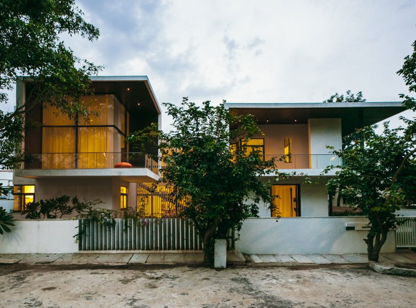 A Beautiful Contemporary House with Simplicity and Elegance in Bangalore, India by Abin Design Studio (28)