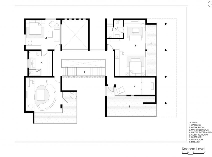 A Beautiful Contemporary House with Simplicity and Elegance in Bangalore, India by Abin Design Studio (30)