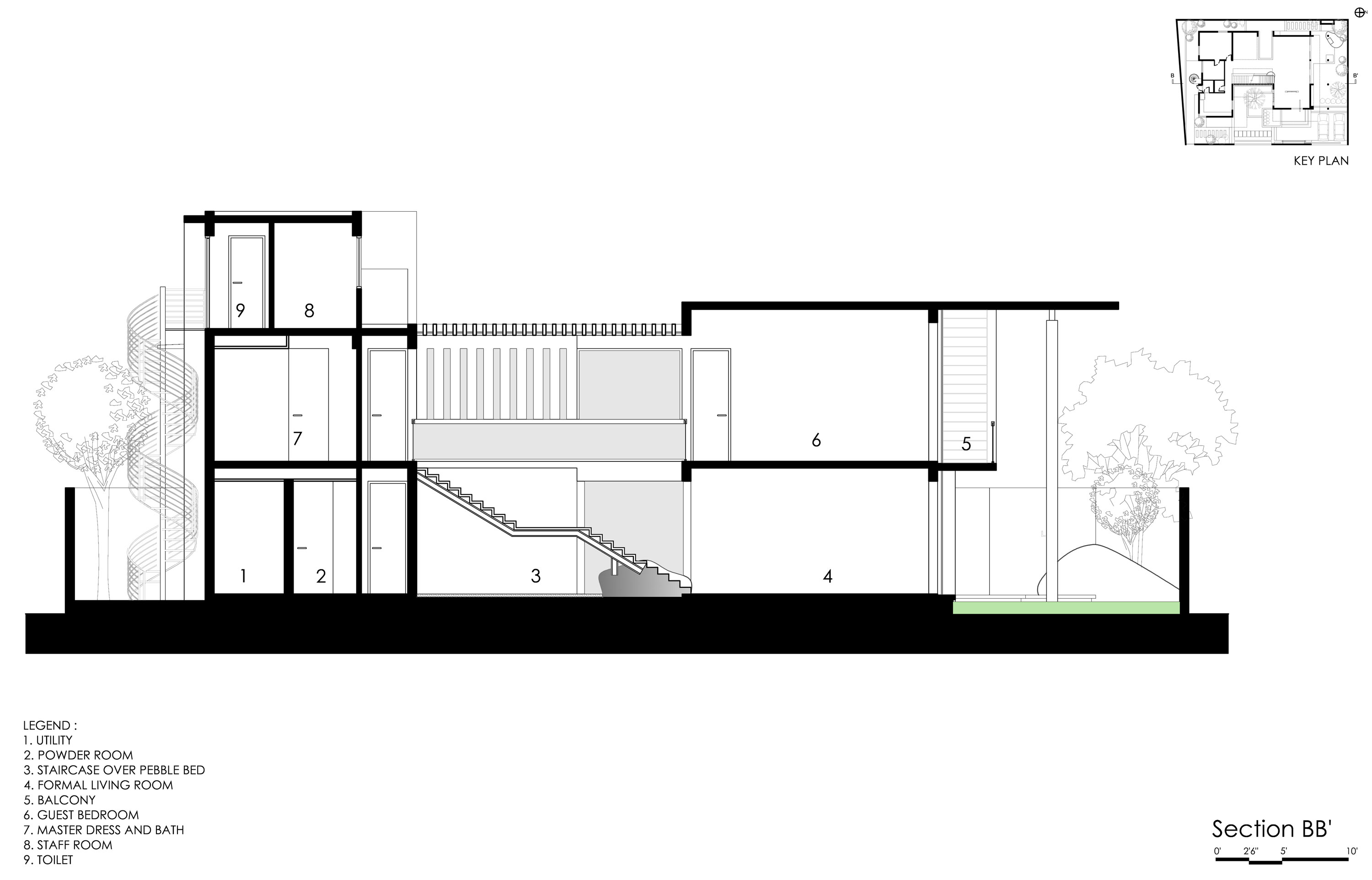 A Beautiful Contemporary House with Simplicity and Elegance in Bangalore, India by Abin Design Studio (34)