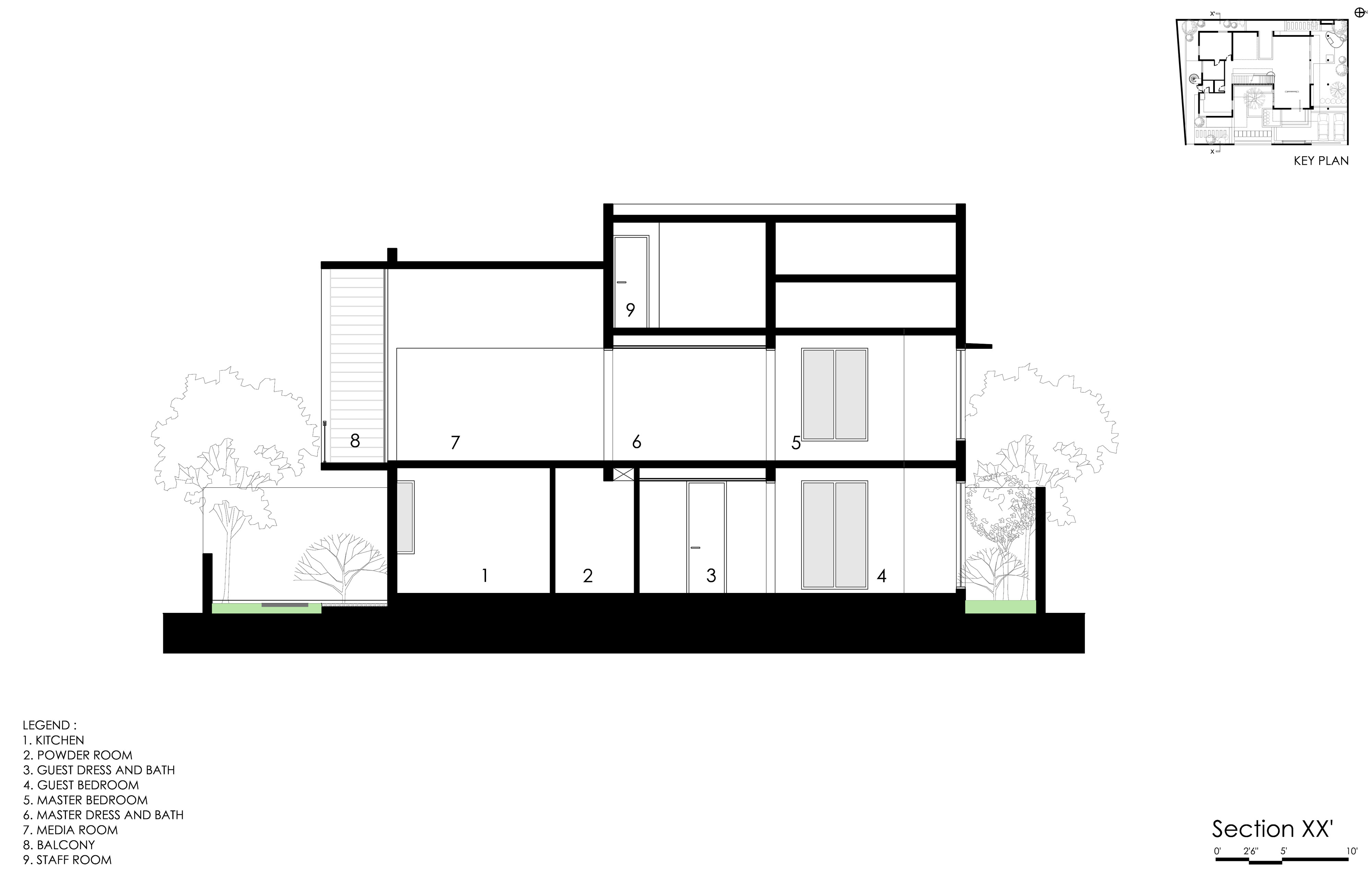 A Beautiful Contemporary House with Simplicity and Elegance in Bangalore, India by Abin Design Studio (36)