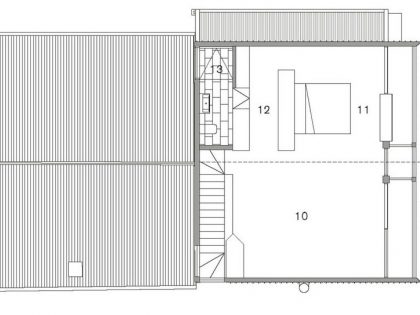 A Beautiful Contemporary House with Transparent Rear Facade in Northcote by BKK Architects (15)