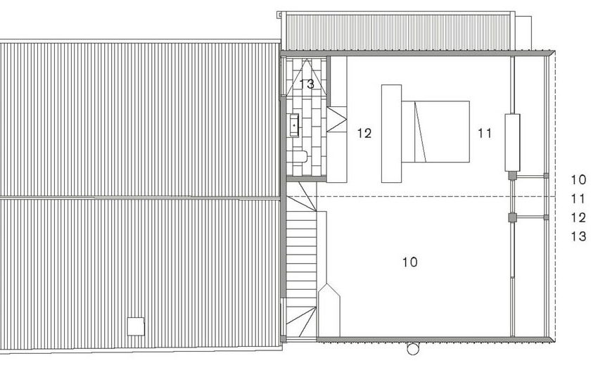 A Beautiful Contemporary House with Transparent Rear Facade in Northcote by BKK Architects (15)