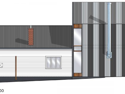 A Beautiful Contemporary House with Transparent Rear Facade in Northcote by BKK Architects (16)