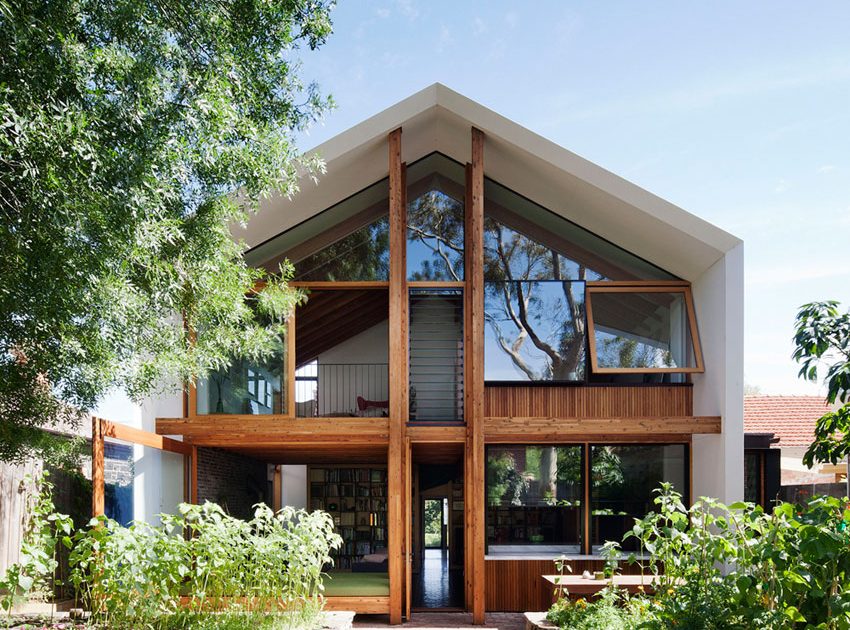 A Beautiful Contemporary House with Transparent Rear Facade in Northcote by BKK Architects (2)