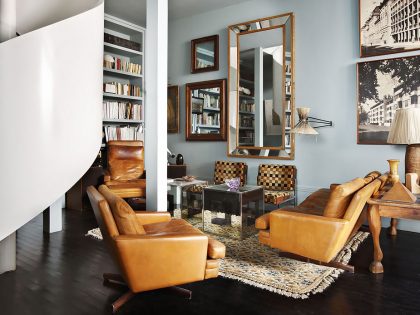 A Beautiful and Eclectic Apartment Full of Contrasts in Madrid, Spain by Lorenzo Castillo (1)