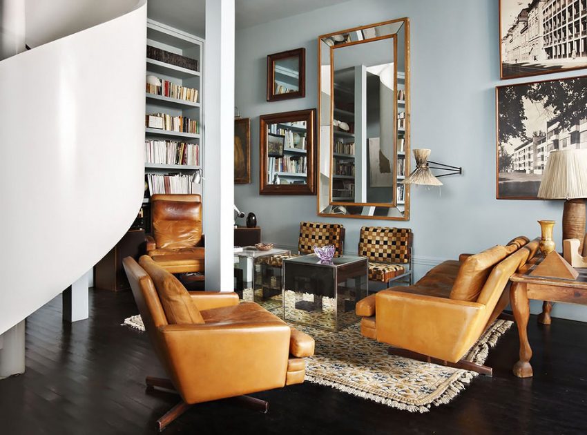 A Beautiful and Eclectic Apartment Full of Contrasts in Madrid, Spain by Lorenzo Castillo (1)