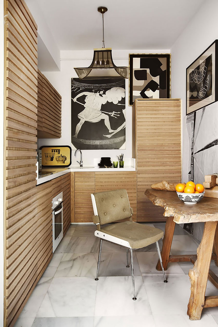 A Beautiful and Eclectic Apartment Full of Contrasts in Madrid, Spain by Lorenzo Castillo (6)