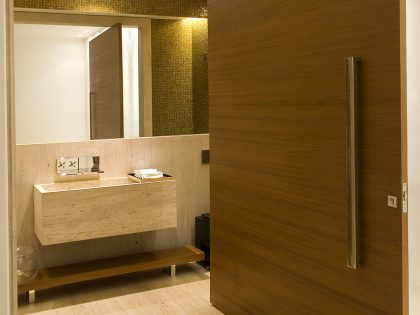 A Bright Contemporary Home with Geometric and Rough Concrete Facade in Brasilia by Architecture Ney Lima (15)