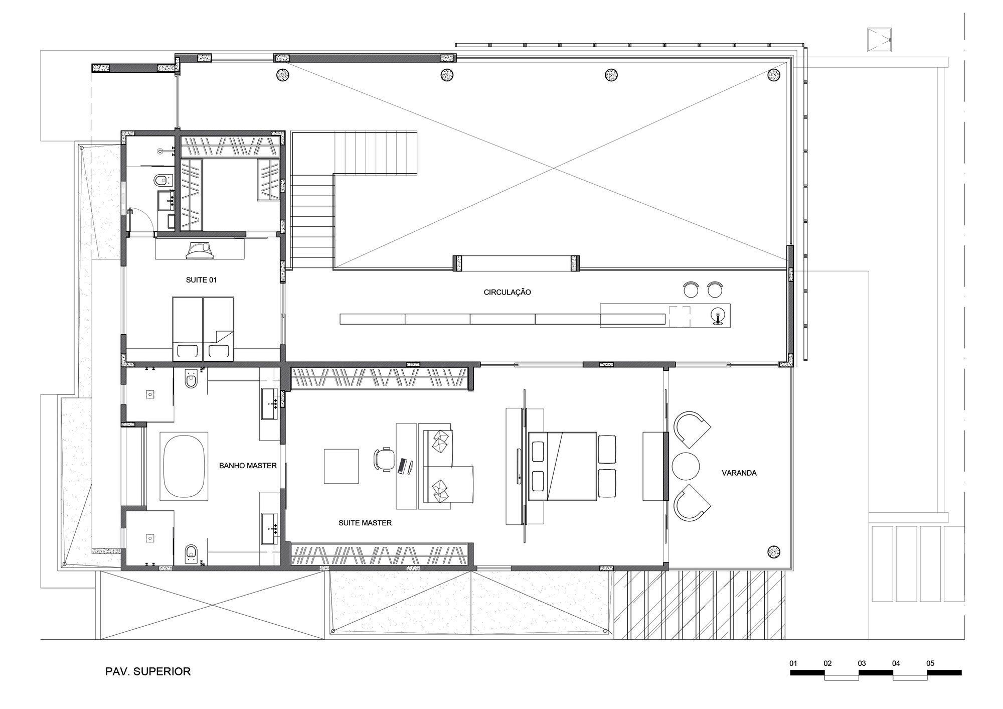 A Bright Contemporary Home with Geometric and Rough Concrete Facade in Brasilia by Architecture Ney Lima (18)